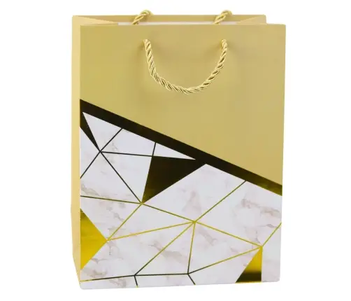 Geometric Patterns Marble Gift Bag 23 x 18 x 10.5 cm