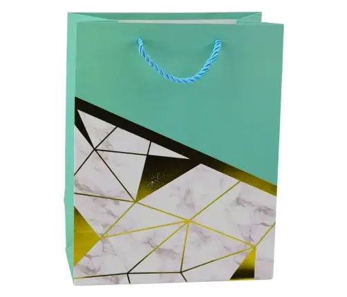 Geometric Patterns Marble Gift Bag 23 x 18 x 10.5 cm