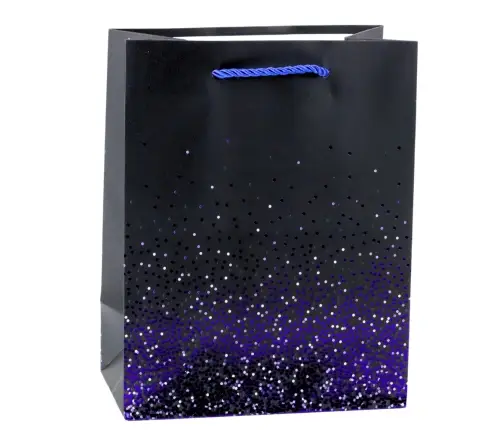 Gift Bag Glitter Gradient Dots 23 x 18 x 10.5 cm