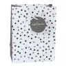 Gift Bag With Dots Inscription Just For You 23 x 18 x 10.5 cm
