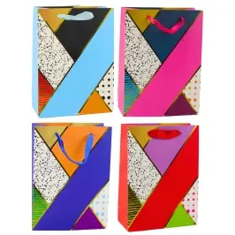 Paper Gift Bag Geometric Patterns 23 x 18 x 10.5 cm Paper Gift Bag Geometric Patterns 23 x 18 x 10.5 cm