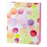 Geschenktüte with Aquarell-Pastell-Punkten, 32 × 26 × 10 cm