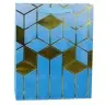 Paper Gift Bag Geometric Patterns Gold 32 x 26 x 12 cm