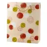 Gift Bag Dot Pattern Gold Pastel 32 × 26 × 10 cm