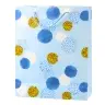 Gift Bag Dot Pattern Gold Pastel 32 × 26 × 10 cm