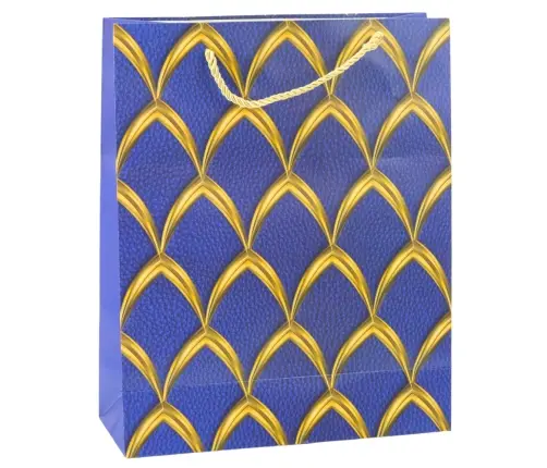 Elegant Gift Bag Gold Decorations 32 x 26 x 12 cm