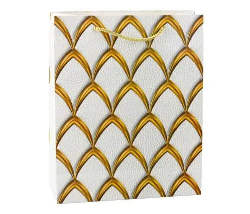Elegant Gift Bag Gold Decorations 32 x 26 x 12 cm