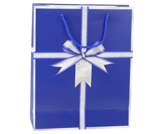Just For You Bow Gift Bag 32 x 26 x 12 cm