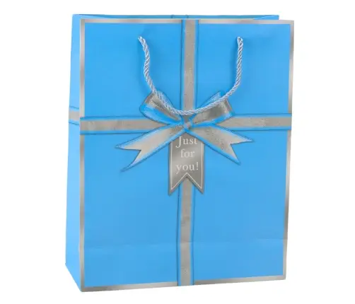 Just For You Bow Gift Bag 32 x 26 x 12 cm