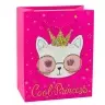 Paper Gift Bag Kittens Glitter Pink 23 x 18 x 10.5 cm