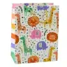 Safari Animals Paper Gift Bag 23 x 18 x 10.5 cm