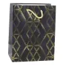 Paper Gift Bag Elegant Gold Patterns 23 x 18 x 10.5 cm