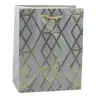 Paper Gift Bag Elegant Gold Patterns 23 x 18 x 10.5 cm