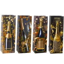 Wine Gift Bag Paper Bottle Champagne 35 x 12 x 9 cm