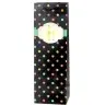 Wine Bottle Gift Bag with Polka Dots 35 x 12 x 9 cm