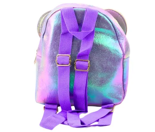Children's Backpack With Sequins Mouse Ears Purple 22cm 3L