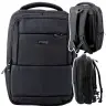 City Business Backpack USB Chest Strap Black 26L