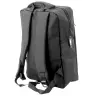 City Business Backpack USB Middle Compartment Black 14L