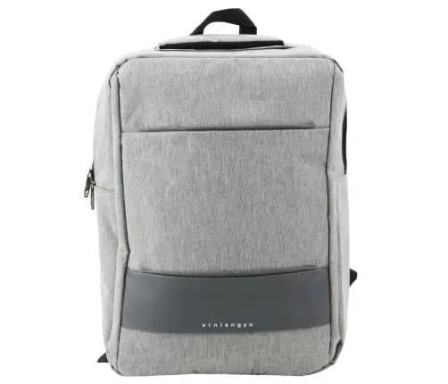 City Business Backpack USB Middle Compartment Gray 14L