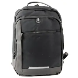 Business Backpack USB Laptop Pocket Black 16L 45cm