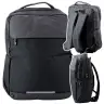 City Business Backpack USB Laptop Pocket Black 16L 45cm