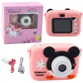 Digital Camera For Kids Mouse Pink 48Mpx HD 1080P Digital Camera For Kids Mouse Pink 48Mpx HD 1080P