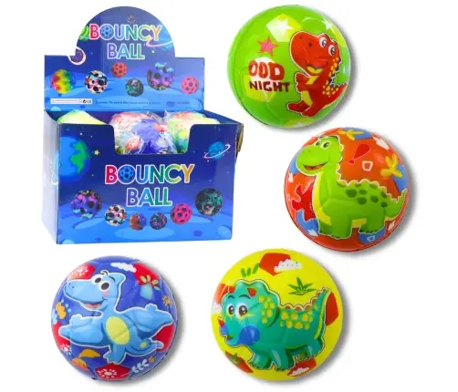 Bouncing Ball Kneading Foam Ball Dinosaurs Colorful 10cm