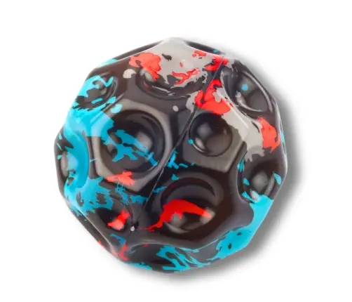 Ball with dimples for bouncing, kneading, foam spots 9cm