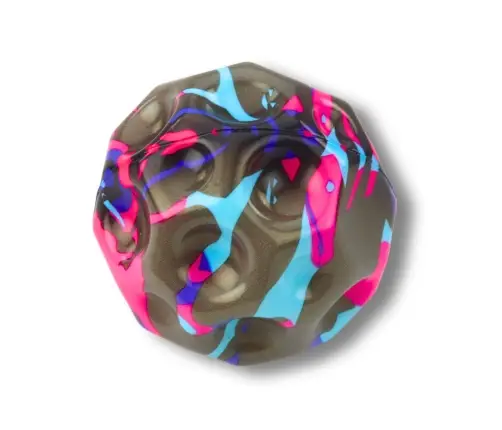 Ball with dimples for bouncing, kneading, foam spots 9cm