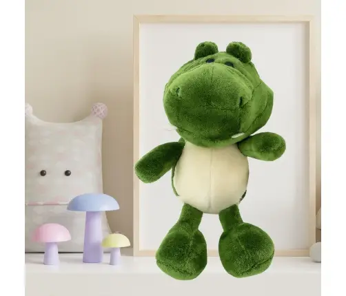 Plush Crocodile Cuddly Toy with Suction Cup Green 23 x 12 cm