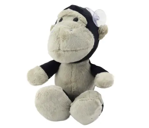 Small Plush Mascot Cuddly Toy Monkey Suction Cup 16cm