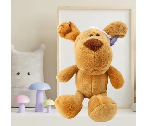 Plush Toy Dog with Suction Cup Brown 23 x 12 cm Plush Toy Dog with Suction Cup Brown 23 x 12 cm