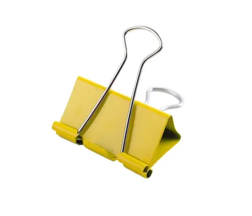 Satz mit 8 farbigen Büroklammern 25 mm