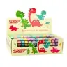 Set of Mini Dinosaur Highlighters in a Colorful Case 6pcs 8cm