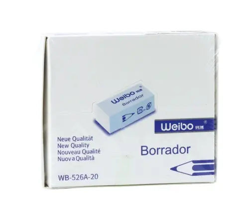 White School Office Eraser WB-526A -20 6cm
