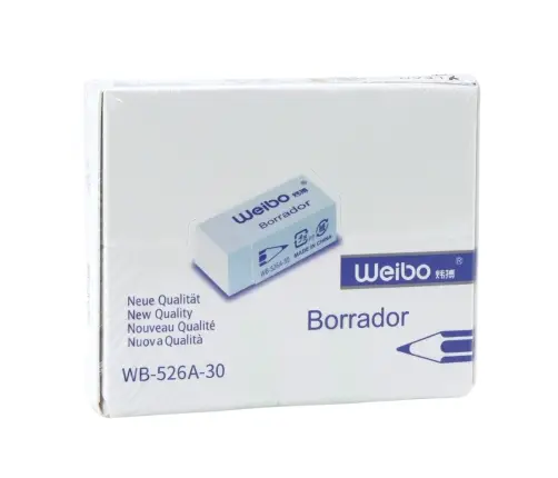 White School Office Eraser WB-526A -30 4cm