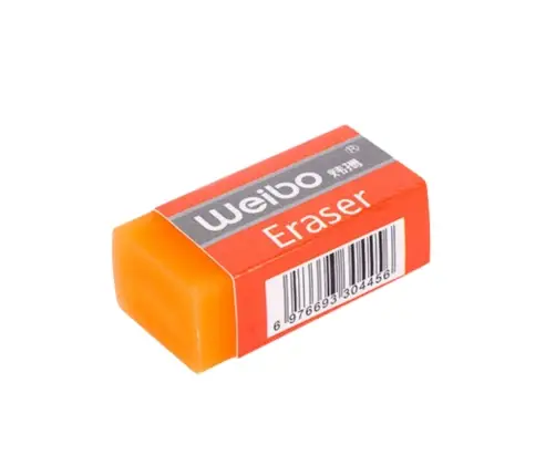School Office Colored Eraser WB-3486-20 6cm Mix