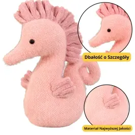Plush Mascot Cuddly Water Horse Pink 25cm
