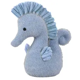 Plush Mascot Water Horse Cuddly Toy Blue 25cm