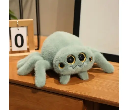 Plush Toy Spider Insect Cuddly Toy Green 32cm