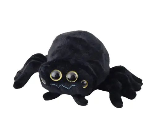 Plush Mascot Cuddly Toy Insect Spider Black 30cm