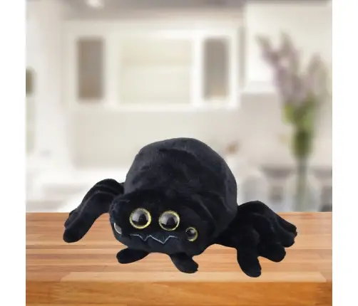 Plush Mascot Cuddly Toy Insect Spider Black 30cm