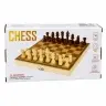 Classic 3-in-1 Logic Game Chess Checkers Backgammon Wooden