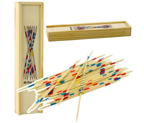 Family Game of Dexterity Wooden Mikado Pick-Up Sticks 41 pcs. Family Game of Dexterity Wooden Mikado Pick-Up Sticks 41 pcs.
