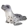 Plush Mascot Cuddly Toy Seal Gray 37cm