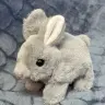 Plush Mascot Cuddly Toy Hare Rabbit Gray 18cm Plush Mascot Cuddly Toy Hare Rabbit Gray 18cm
