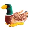 Plush Mascot Cuddly Toy Duck Brown Green 28cm Plush Mascot Cuddly Toy Duck Brown Green 28cm