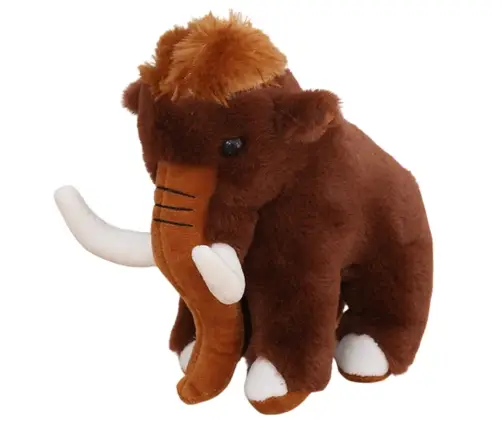 Plush Mascot Cuddly Toy Mammoth Brown 20cm
