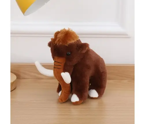 Plush Mascot Cuddly Toy Mammoth Brown 20cm