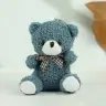 Teddy Bear Plush Keychain Pendant Decoration Navy Blue 8cm Teddy Bear Plush Keychain Pendant Decoration Navy Blue 8cm